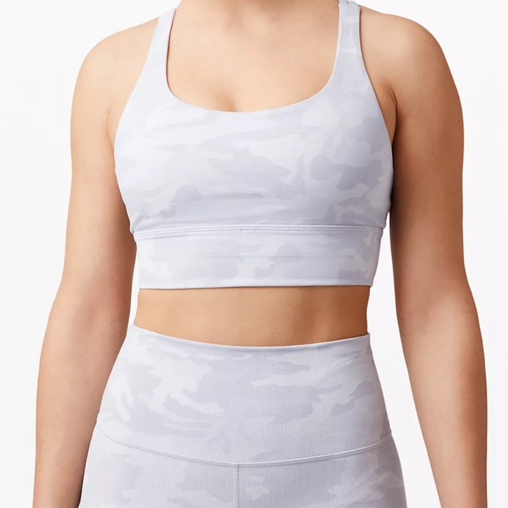 Lululemon long line camo sports bra